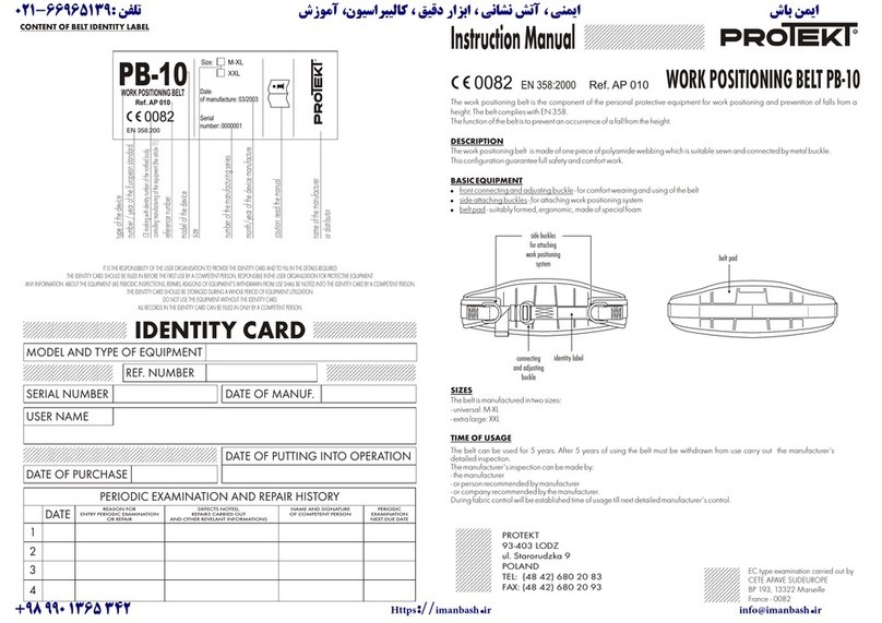 Protekt PB-10 User manual