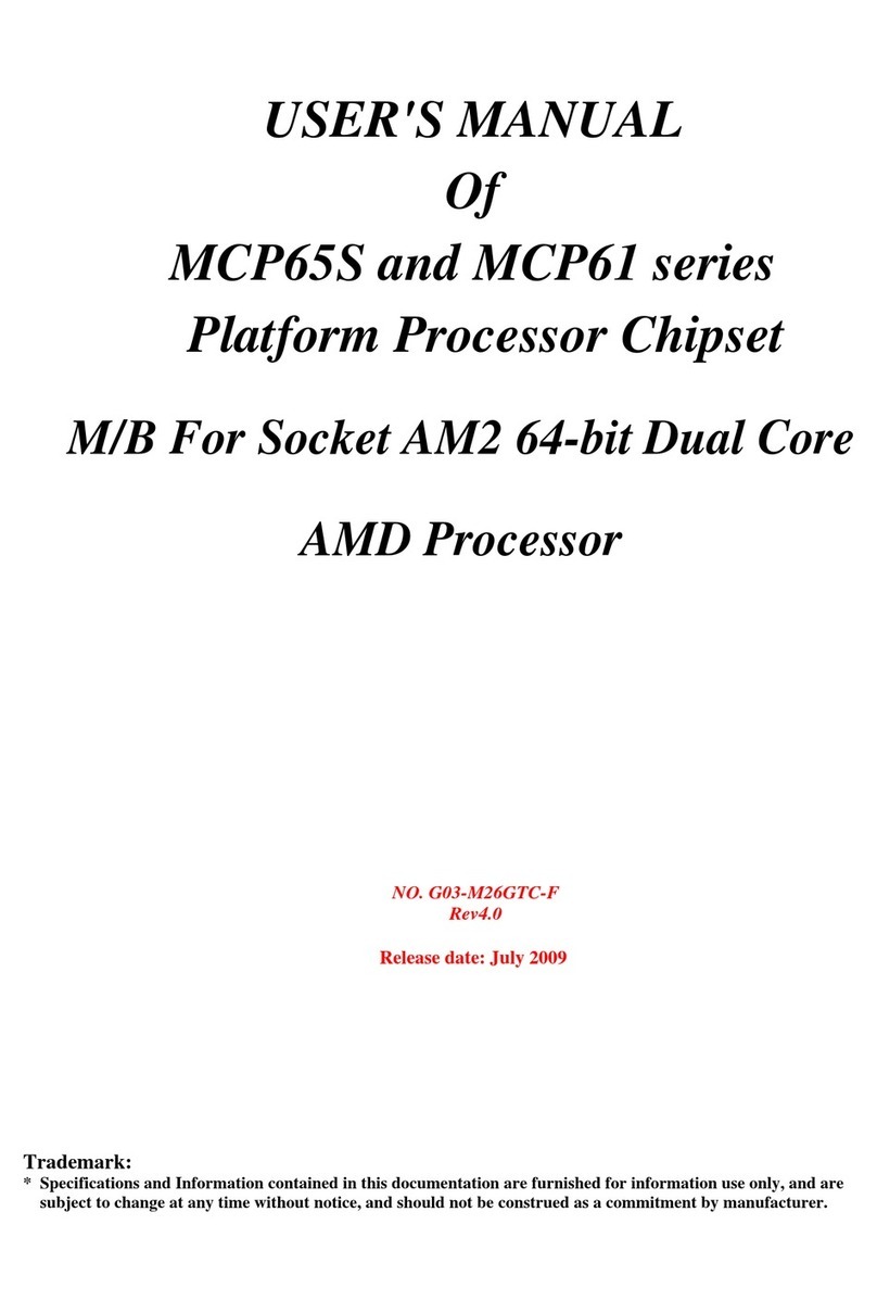 Nvidia MCP65S Series User manual