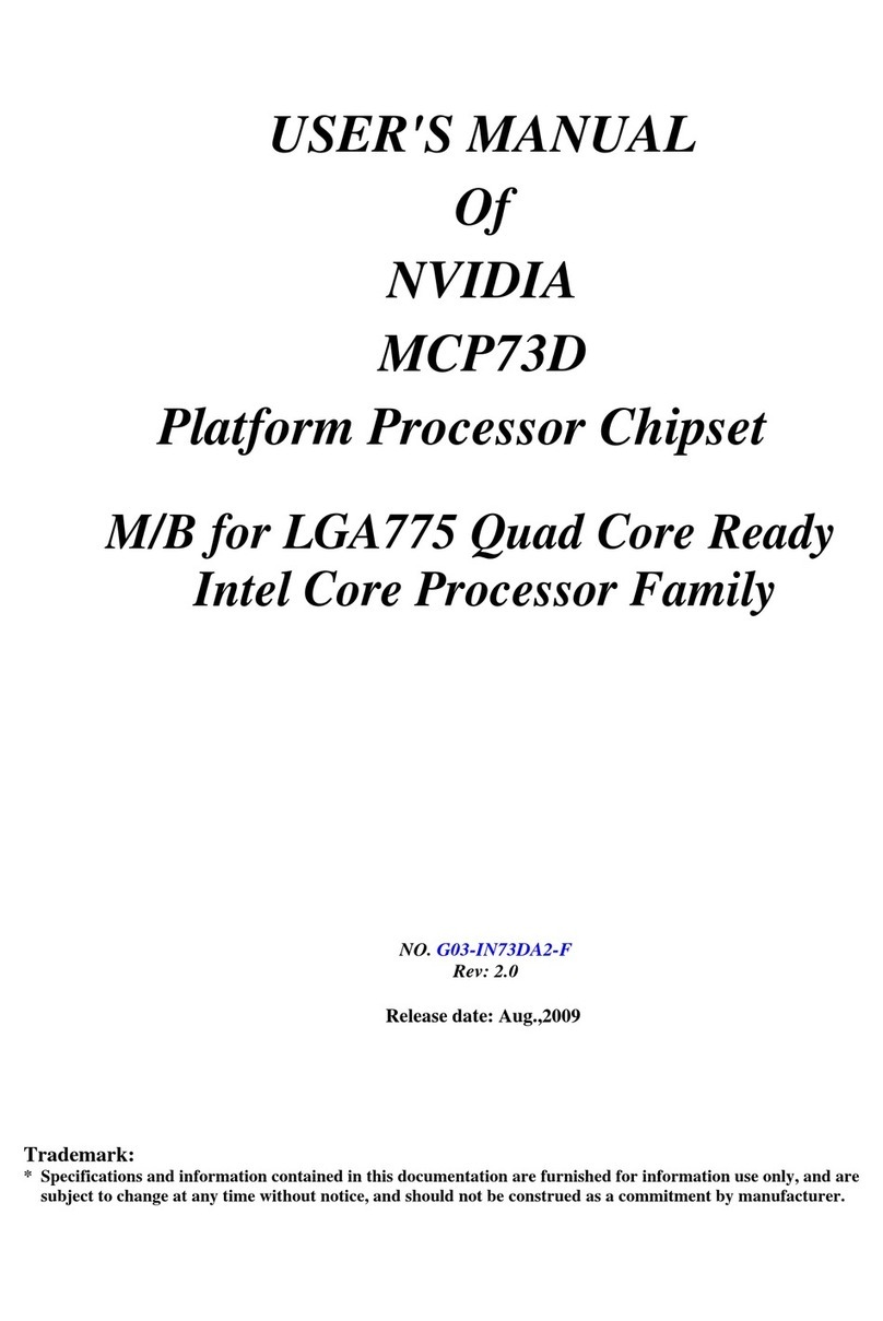 Nvidia MCP73D User manual