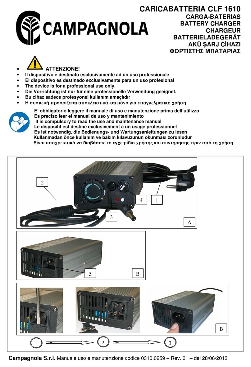 CAMPAGNOLA CLF 1610 manual