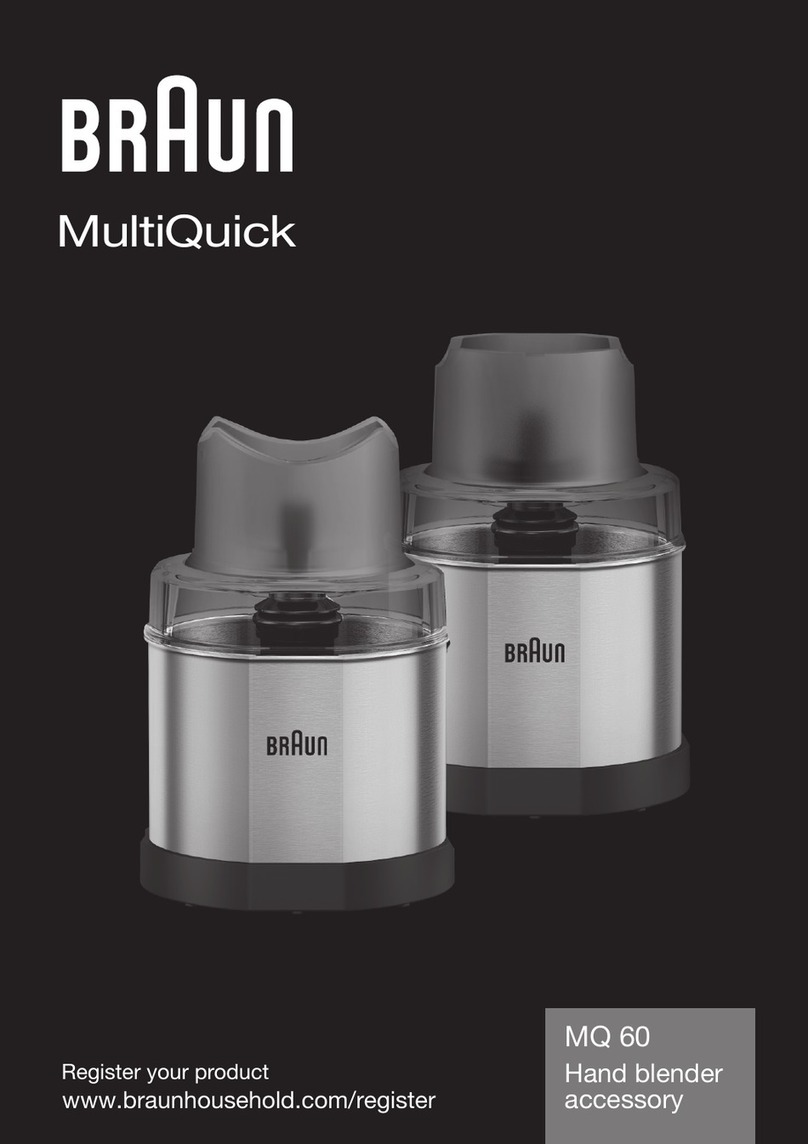 Braun Multiquick MQ 60 manual