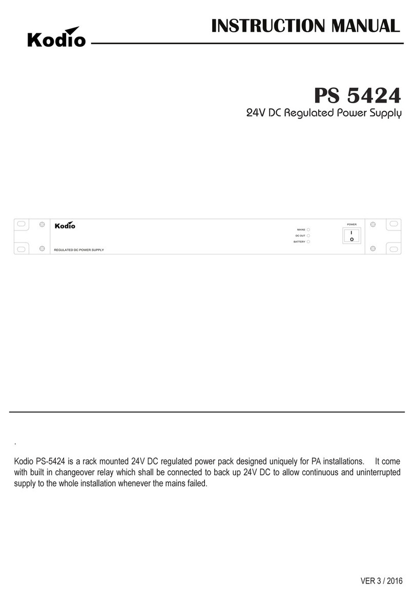 Kodio PS 5424 instruction manual