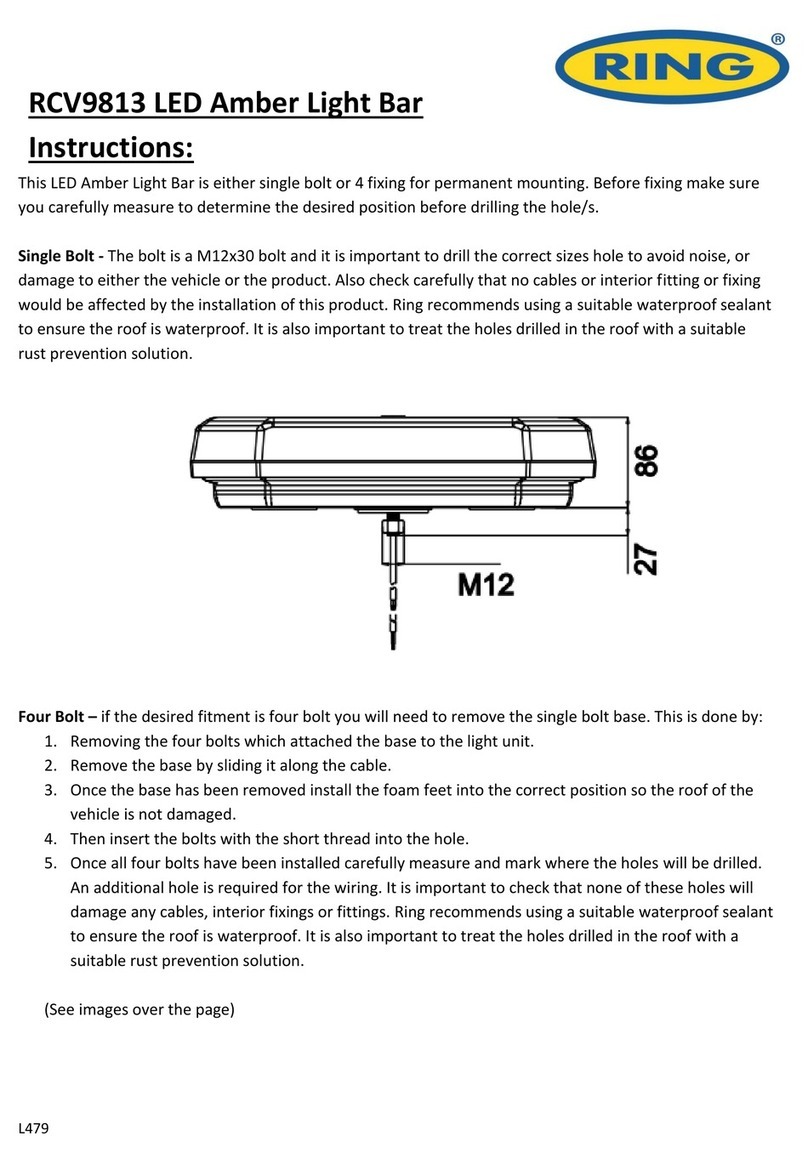 ring RCV9813 User manual
