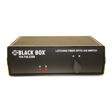 Black Box SW1002A User manual Black Box SW1002A User manual