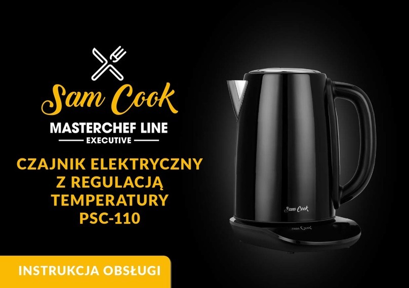 Sam Cook MASTERCHEF EXECUTIVE PSC-110 user manual