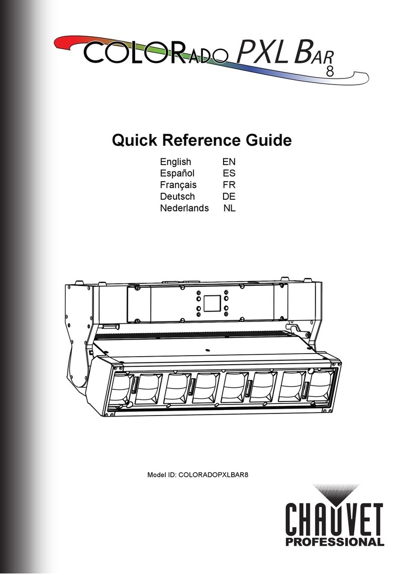 Chauvet COLORado PXL Bar 8 User manual