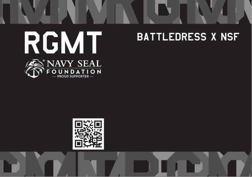 RGMT BATTLEDRESS X NSF instruction manual