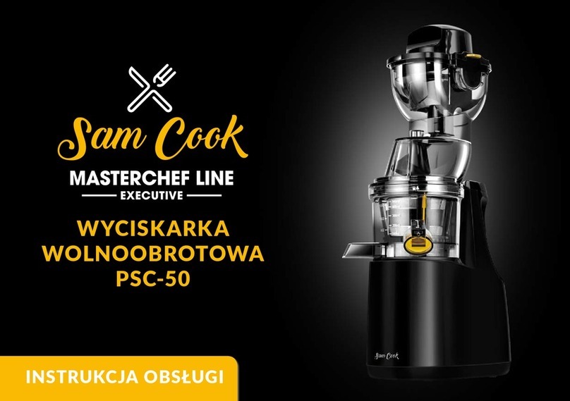 Sam Cook MASTERCHEF EXECUTIVE PSC-50 user manual