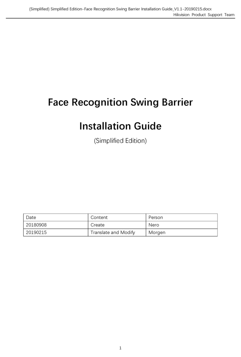HIK VISION DS-K5603-Z installation guide