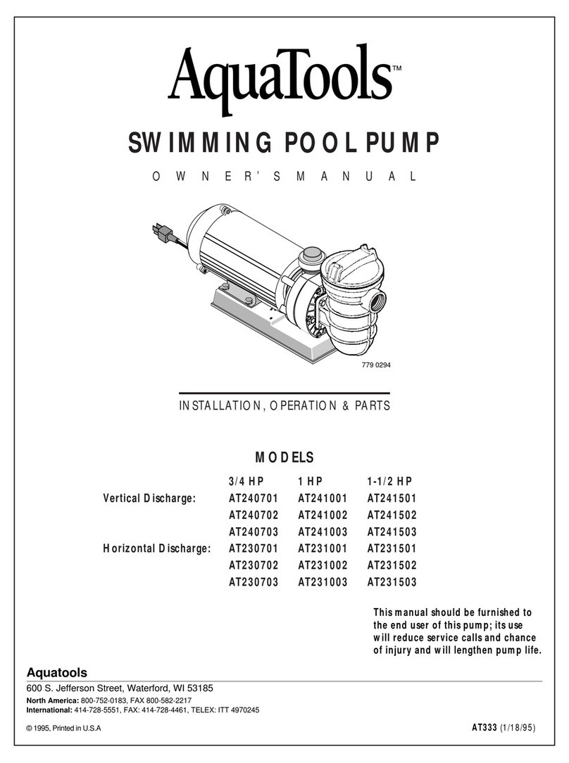 AquaTools AT240701 owner's manual