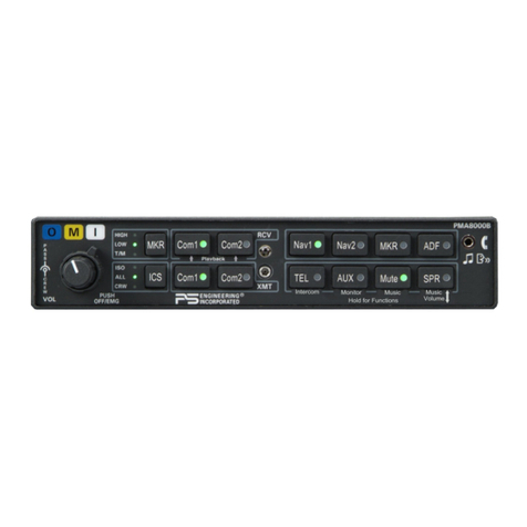PS Engineering Avidyne PMA8000B Pilot's guide and operation manual