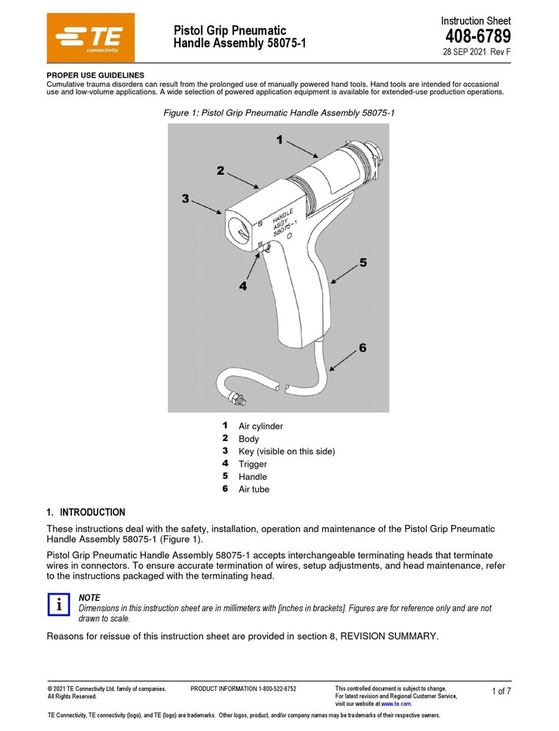 TE Connectivity 58075-1 instruction sheet
