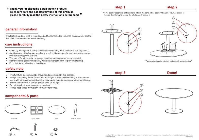 pols potten 530-010 Series User manual pols potten 530-010 Series User manual