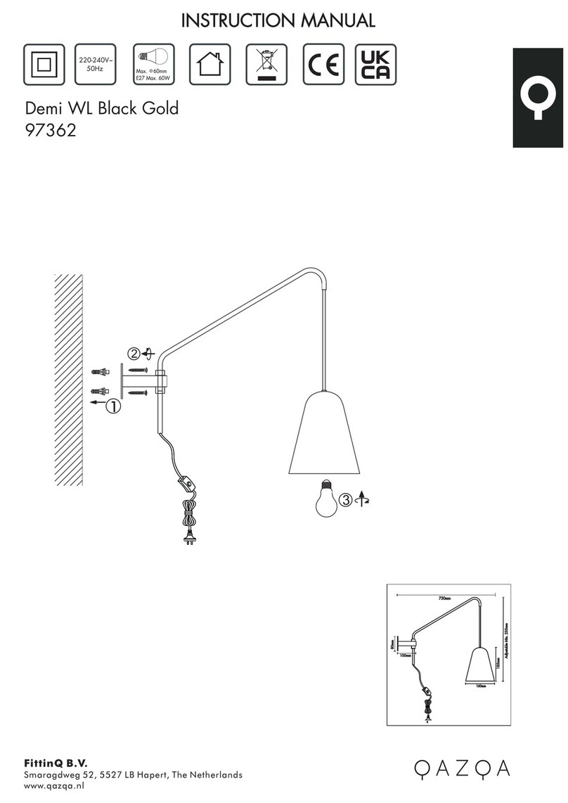 Qazqa Demi WL 97362 User manual