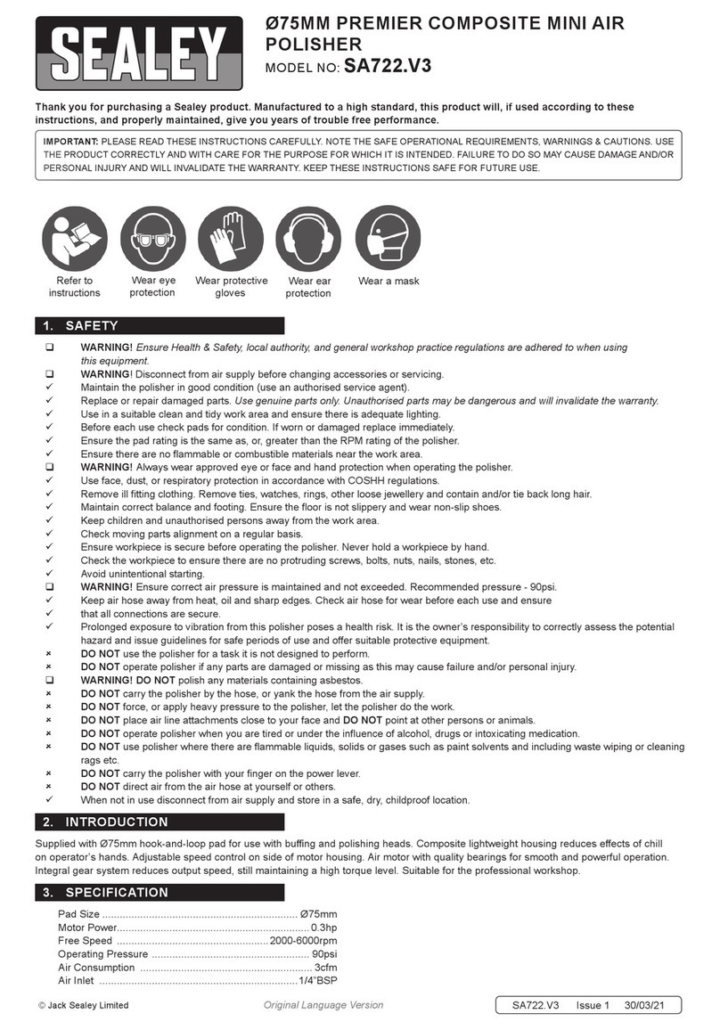 Sealey SA722.V3 User manual