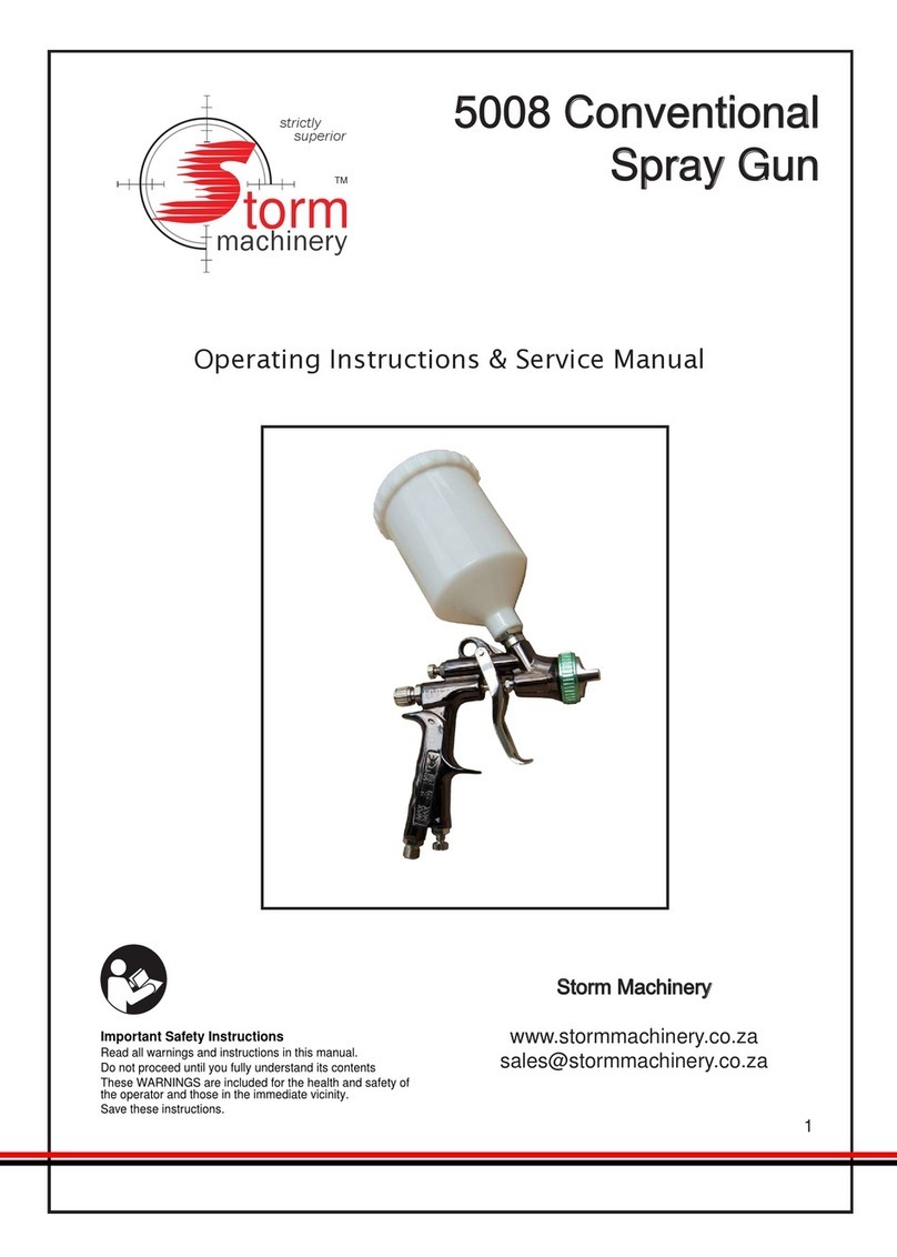 Storm Machinery 5008 Operating instructions & service manual