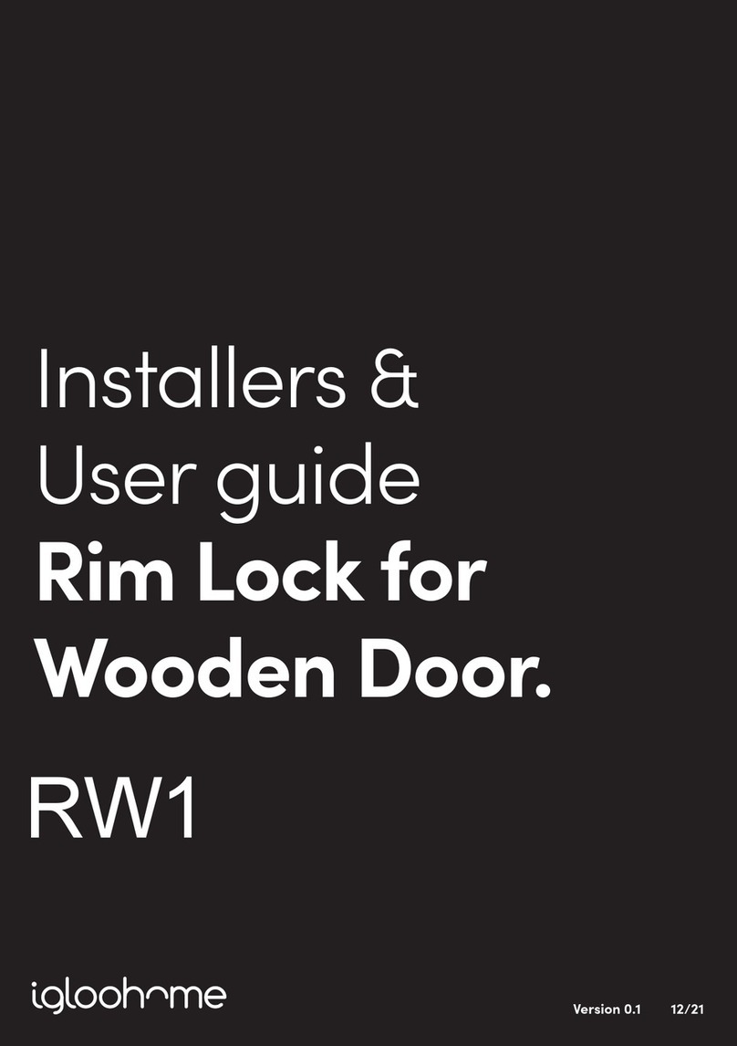 Igloohome RW1 Installer/user guide