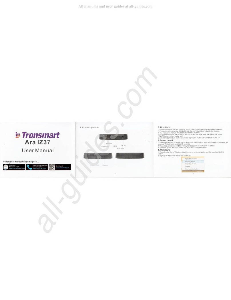 Tronsmart Ara IZ37 user manual