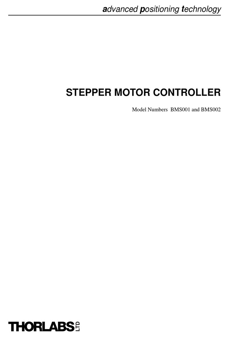 THORLABS BMS001 instruction manual