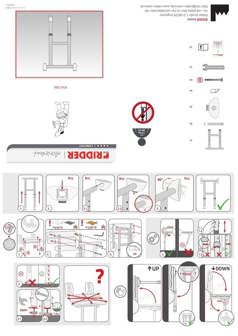 Ridder Assistant Comfort A141100 installation instructions Ridder Assistant Comfort A141100 installation instructions