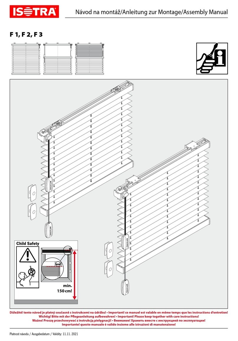 Isotra F 1 User manual