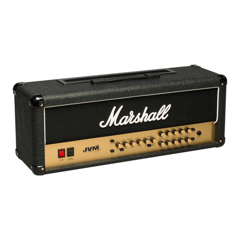 Marshall Amplification JVM2 Series User manual