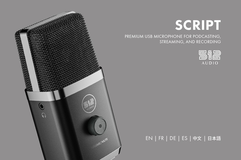 512 Audio SCRIPT User manual