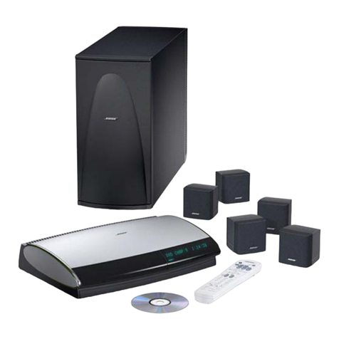 Bose Lifestyle PS 18 User manual
