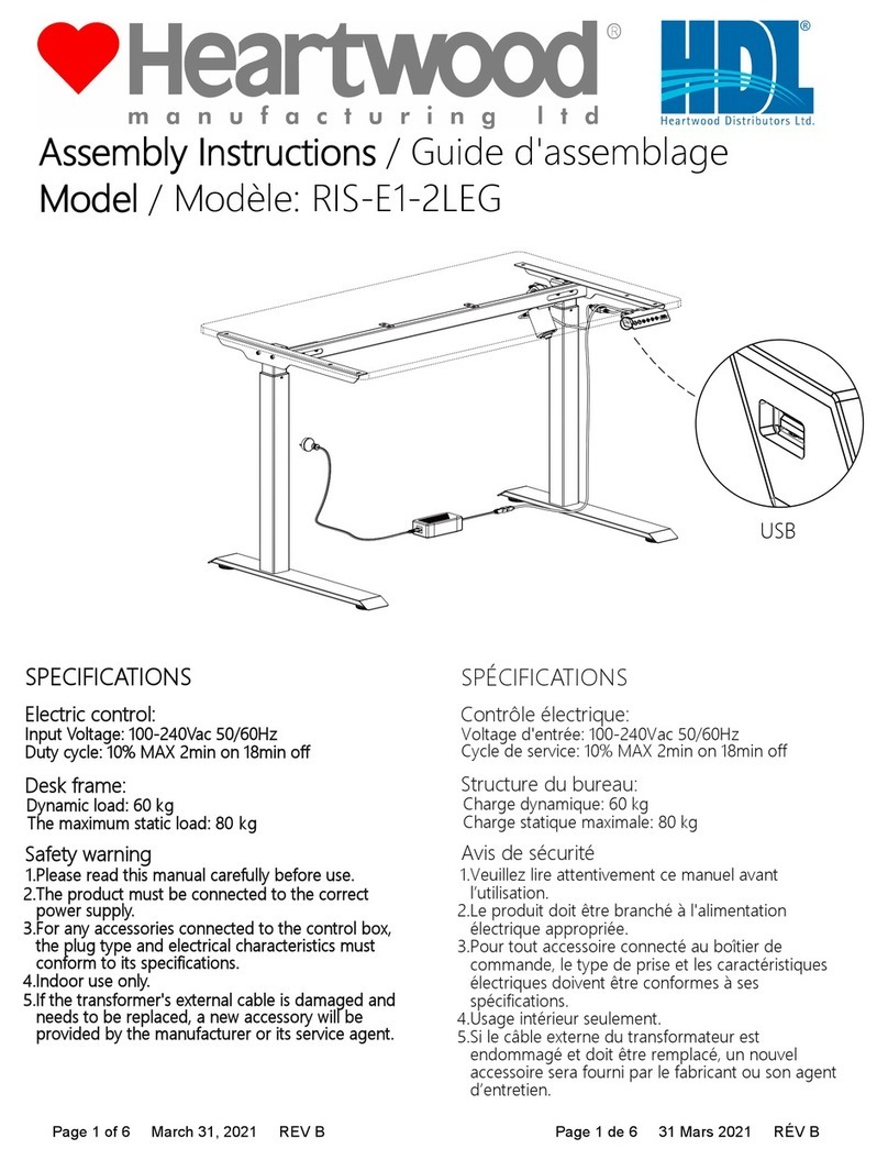 Heartwood RIS-E1-2LEG User manual