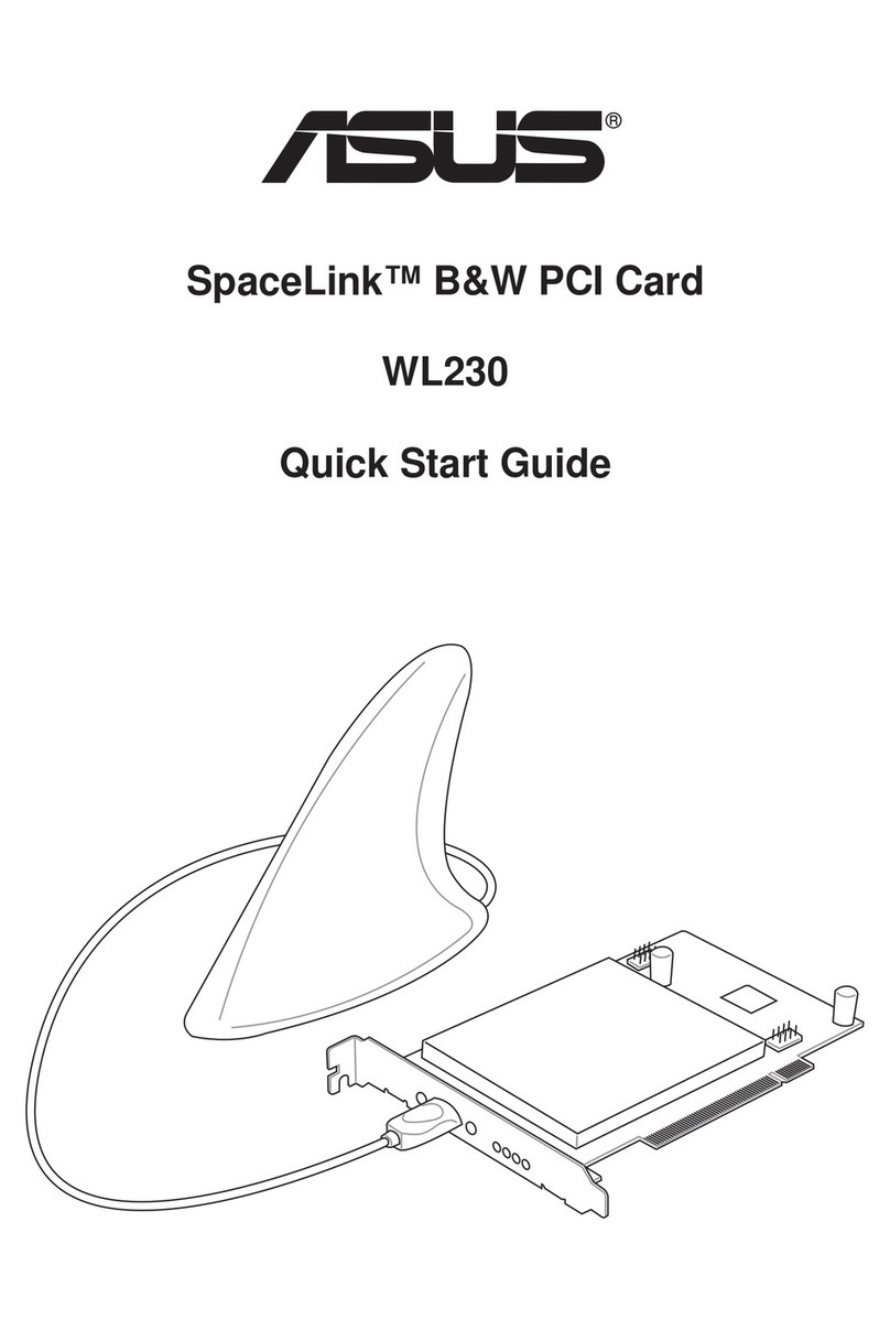 Asus SpaceLink WL230 quick start guide