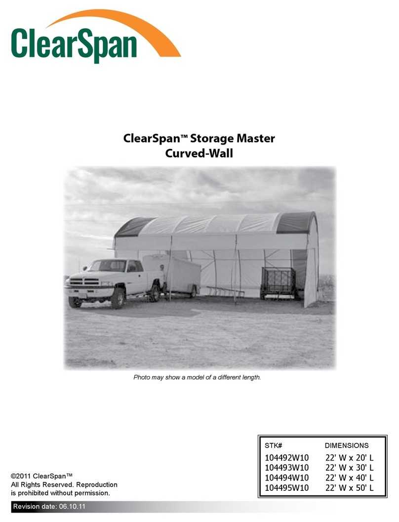 ClearSpan 104492W10 manual