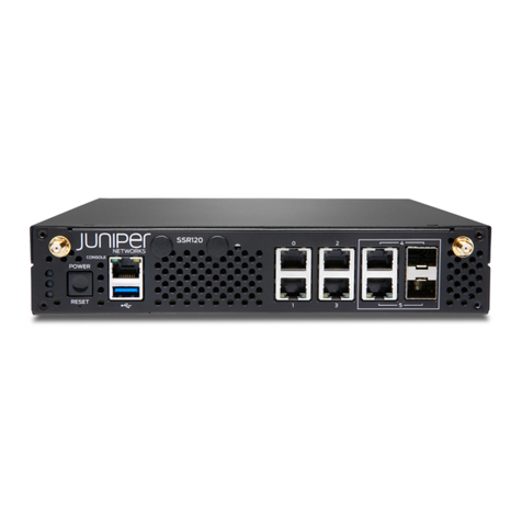 Juniper SSR120 Installation instructions