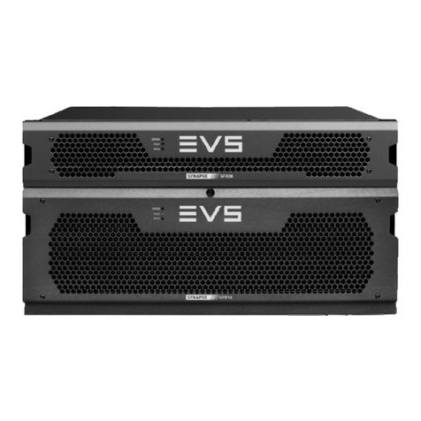 EVS SYNAPSE GDR416 Installation & configuration manual