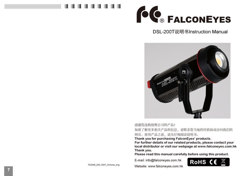 Falconeyes DSL-200T instruction manual
