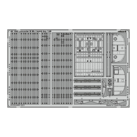 Eduard Lancaster B Mk.I bomb bay Assembly instructions Eduard Lancaster B Mk.I bomb bay Assembly instructions