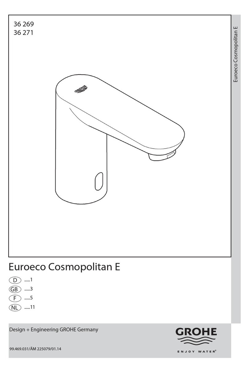 Grohe Euroeco Cosmopolitan E 36 269 User manual