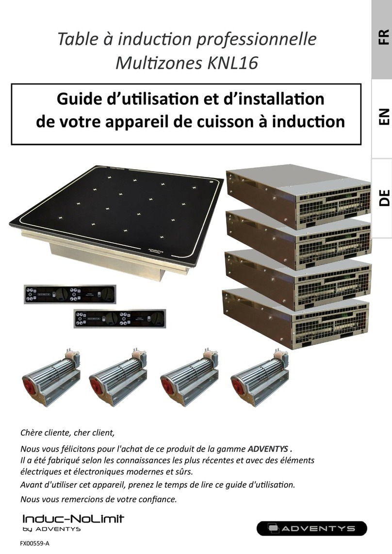 Adventys Induc-NoLimit KNL16 Manual