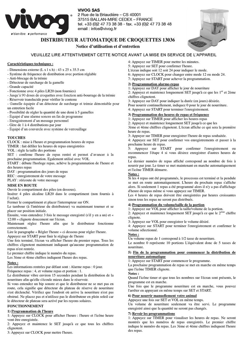 Vivog 13036 User manual