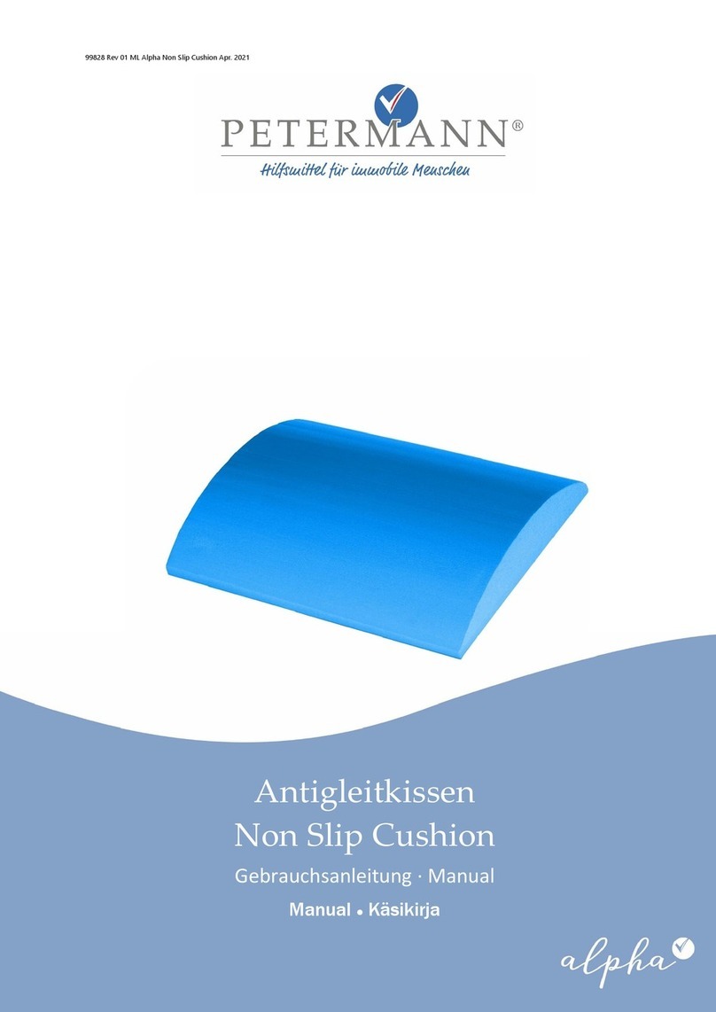 Petermann Alpha Non Slip Cushion manual
