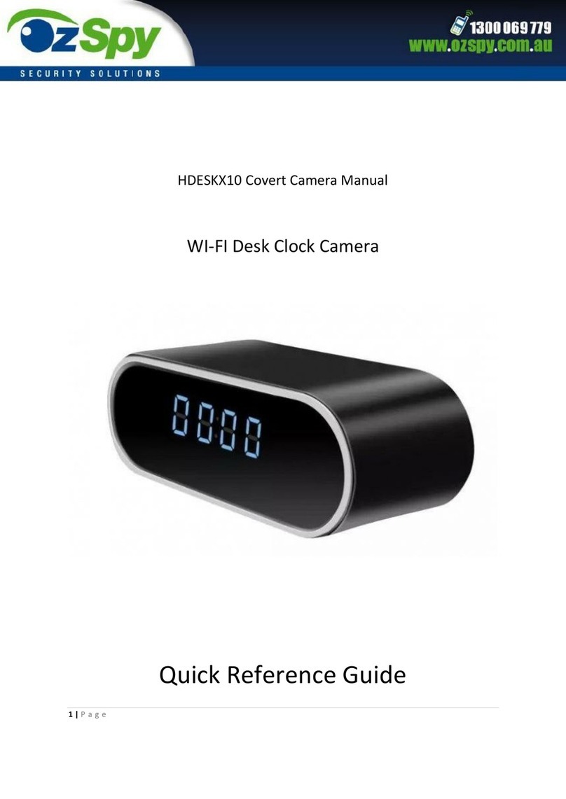 OzSpy HDESKX10 Quick reference guide