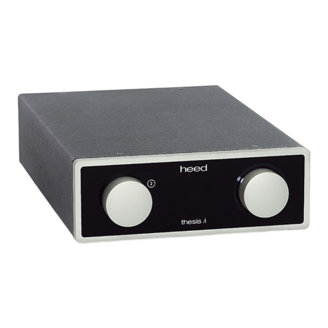 Heed Audio THESIS a quick start guide