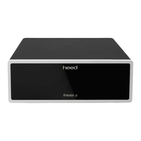 Heed Audio THESIS quick start guide