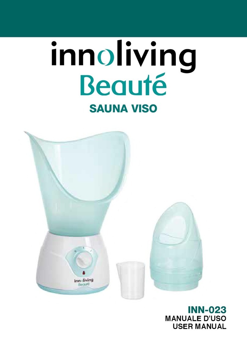 INNOLIVING Beaute SAUNA VISO user manual