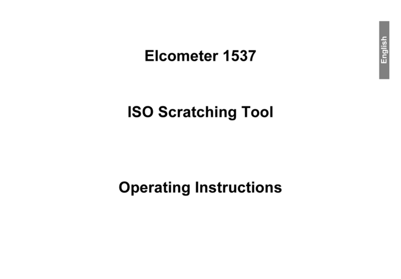 Elcometer 1537 operating instructions