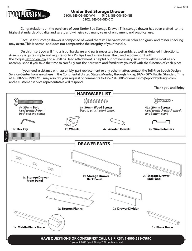 Epoch Design SE-OS-SD-WH User manual Epoch Design SE-OS-SD-WH User manual