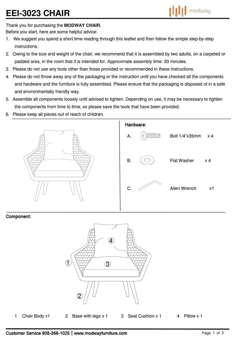 modway Endeavor EEI-3023 User manual