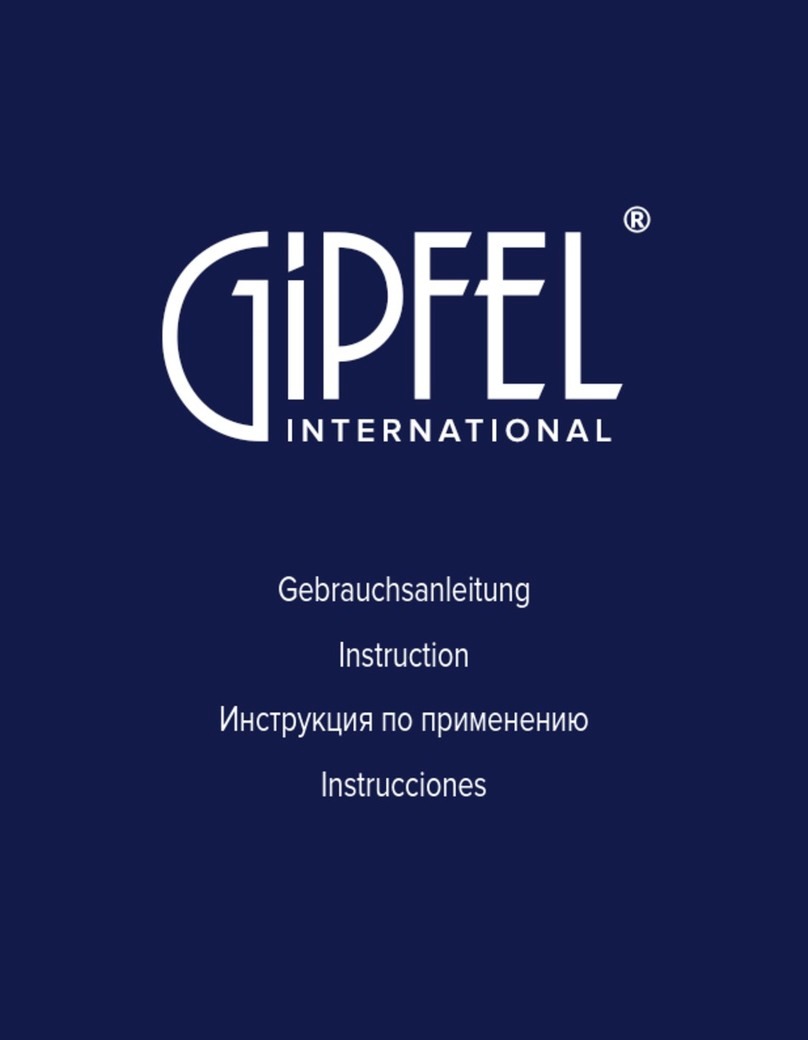 GIPFEL 5905 instruction manual