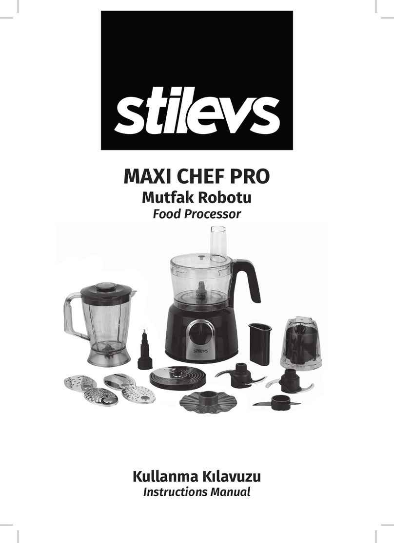 Stilevs MAXI CHEF PRO instruction manual Stilevs MAXI CHEF PRO instruction manual