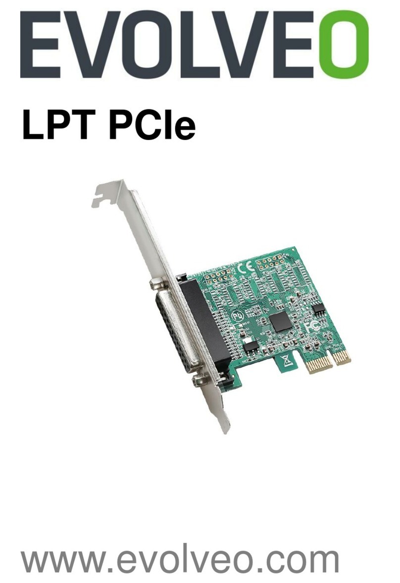 Evolveo KAE-LPT-PCIe User manual
