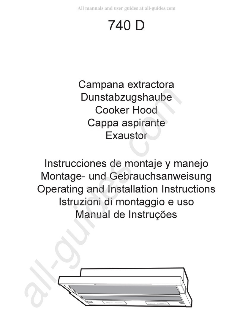 Electrolux 740 D Operating and installation instructions